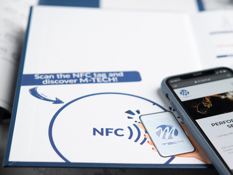kreacja katalogów z chipem NFC